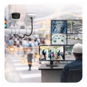 CCTV and video surveillance solutions for commercial precincts in Sydney, providing real-time monitoring by OPOC Solutions