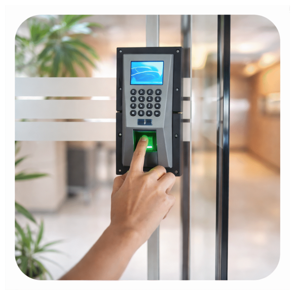 Commercial access control and secure entry systems in Sydney, integrated with building security by OPOC Solutions
