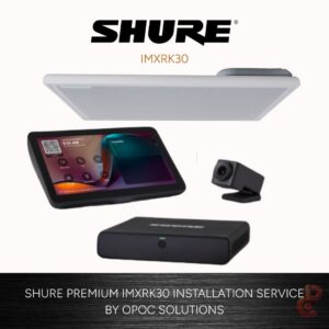 Shure IMXRK30-A Teams Rooms Video Conferencing Kit with IntelliMix DSP for Small Spaces