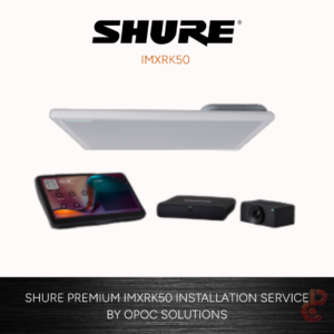 Shure IMXRK50-A Teams Rooms Video Conferencing Kit with IntelliMix DSP for Medium Spaces