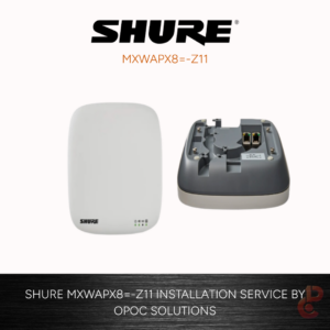 Shure MXW Next 8-Channel Wireless Access Point Transceiver with IntelliMix DSP and DECT 1.9 GHz Connectivity