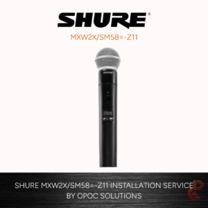 Shure MXW Next Wireless Handheld Microphone with SM58 Cardioid Capsule