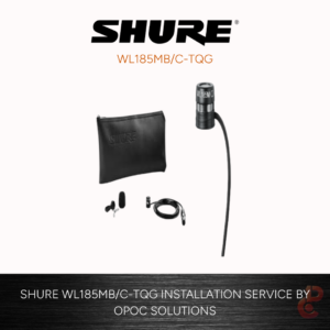 Shure MXW Next Wireless Low-Profile Cardioid Lavalier Microphone with TA4F Connector (Black)