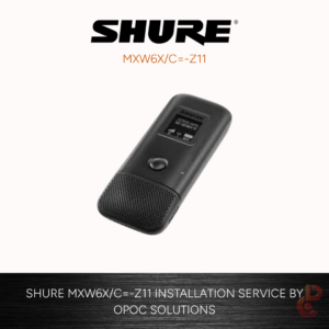 Shure MXW Next Wireless Rechargeable Boundary Microphone with Cardioid Polar Pattern