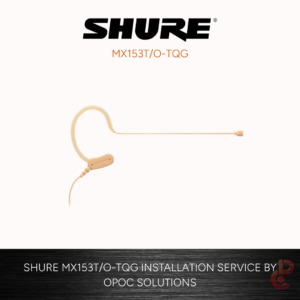 Shure MXW Next Wireless Headworn Earset Microphone with 4-Pin Mini Connector and Omnidirectional Polar Pattern (Tan)