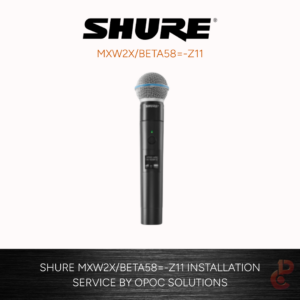 Shure MXW Next Wireless Handheld Microphone with Beta 58 Supercardioid Capsule