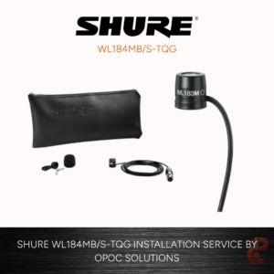 Shure MXW Next Wireless Low-Profile Supercardioid Lavalier Microphone with TA4F Connector (Black)